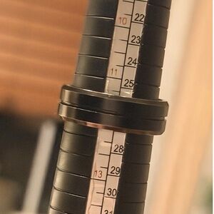 Metal Masters Brushed Black Men’s Size 12 Tungsten Carbide Band Ring